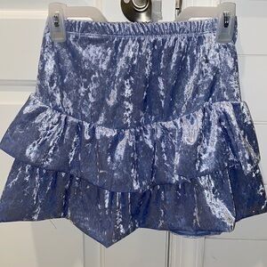 New Cheryl Creations Ruffle skirt velvet